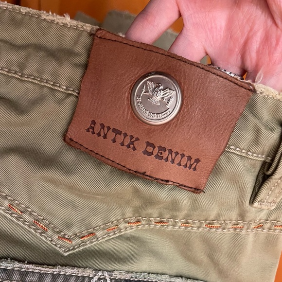 Antik Denim Moss Green Pants - Picture 4 of 10